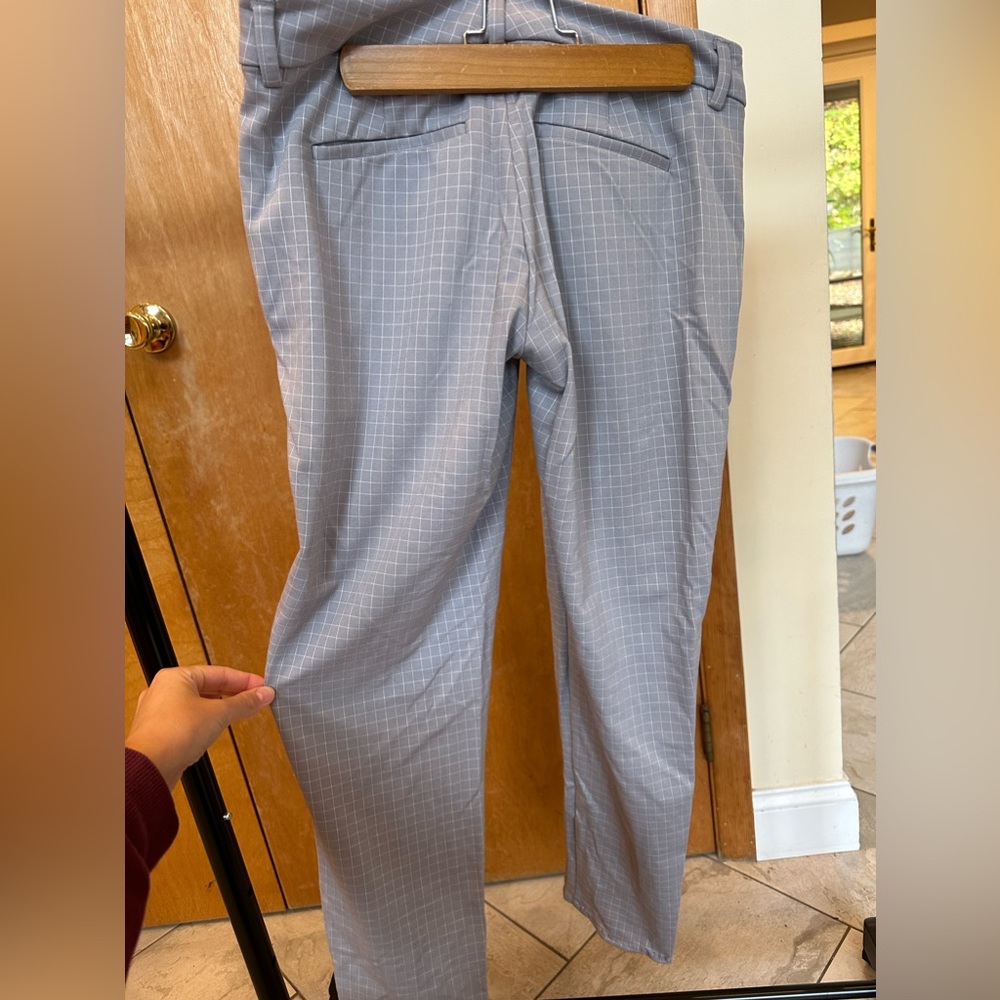 Liverpool Gray Checkered Pants
